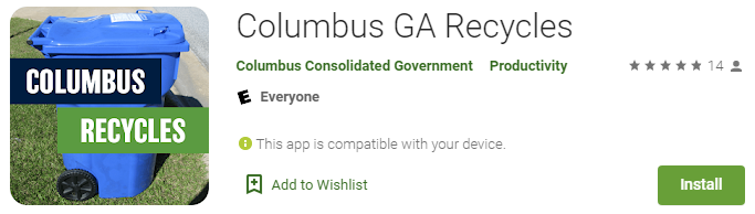 Columbus Recycles App Picture